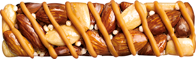 Caramel Almond Sea Salt Bar FLAT